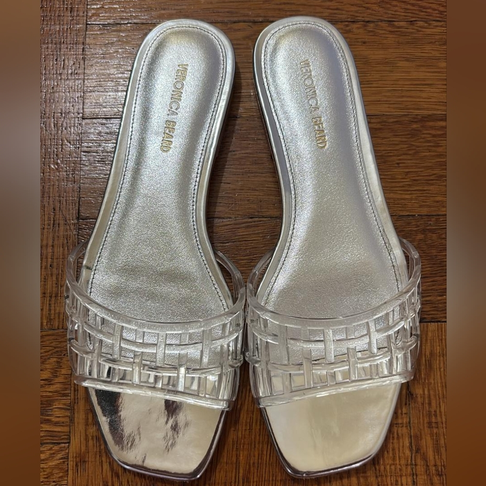 Veronica Beard Maris Jelly Slide Sandals
